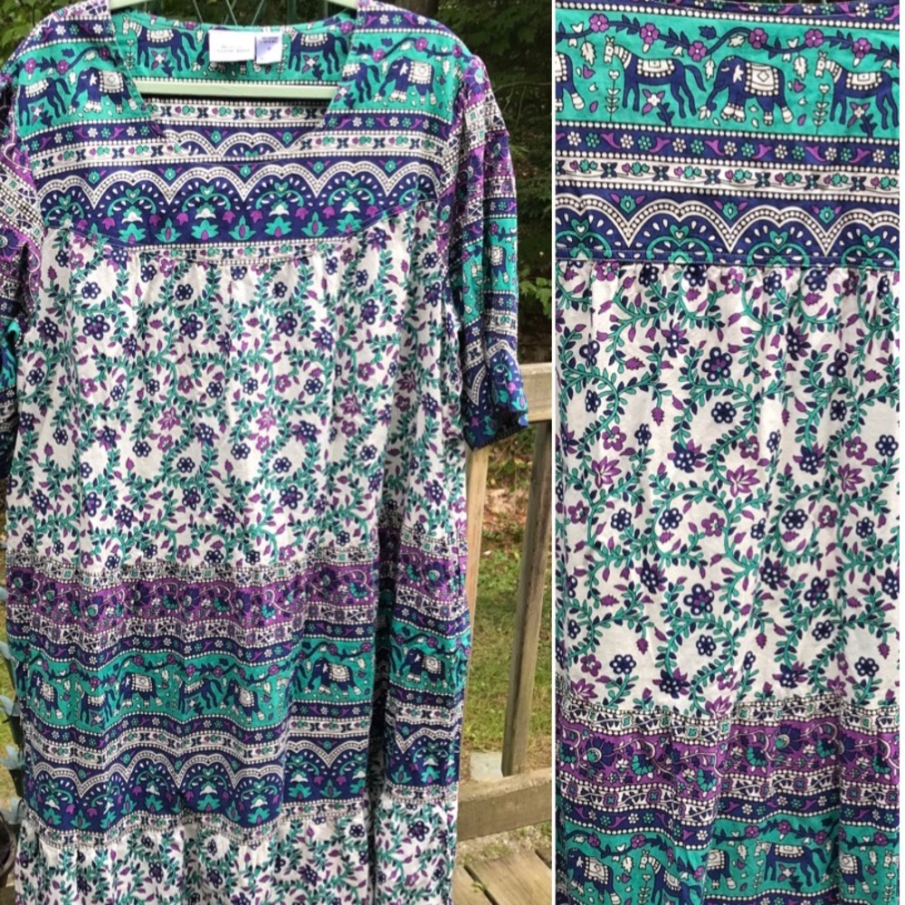 Vermont Country Store New w/o tags elephant design